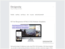 Tablet Screenshot of designstip.com